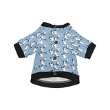 Seagull Pattern Print Design 04 All Over Print Pet Dog Round Neck Fuzzy Shirt