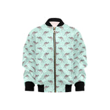 Kangaroo pattern background Kids' Boys' Girls' Bomber Jacket