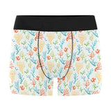 Coral Reef Pattern Print Design 02 Men's All Over Print Boxer Briefs Men's Underwear
