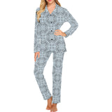 Traditional indian element pattern Women's Long Pajama Set