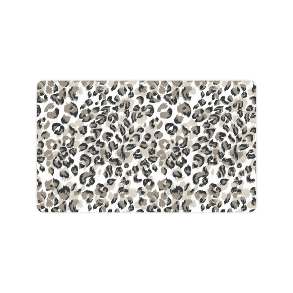 Leopard skin print pattern Doormat