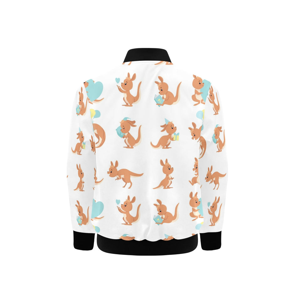 Cute Kangaroo pattern Kids' Boys' Girls' Bomber Jacket