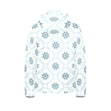 nautical steering wheel chain Kids' Boys' Girls' Padded Hooded Jacket