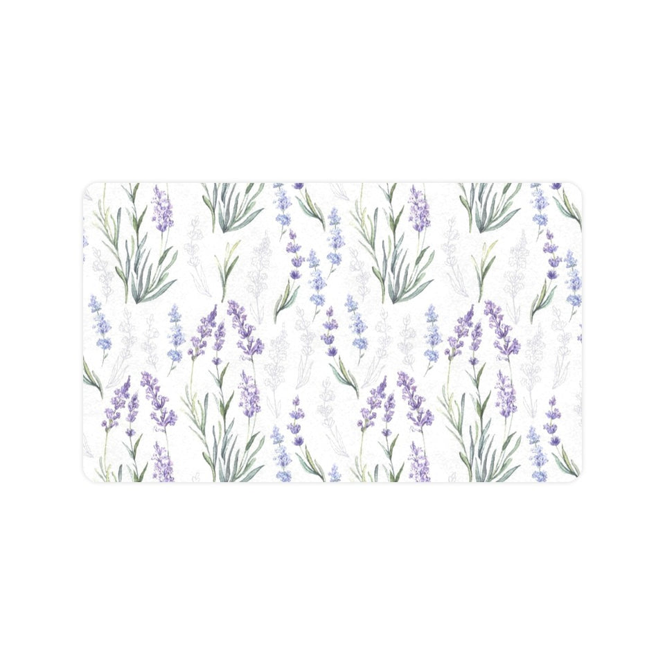 Hand painting Watercolor Lavender Doormat