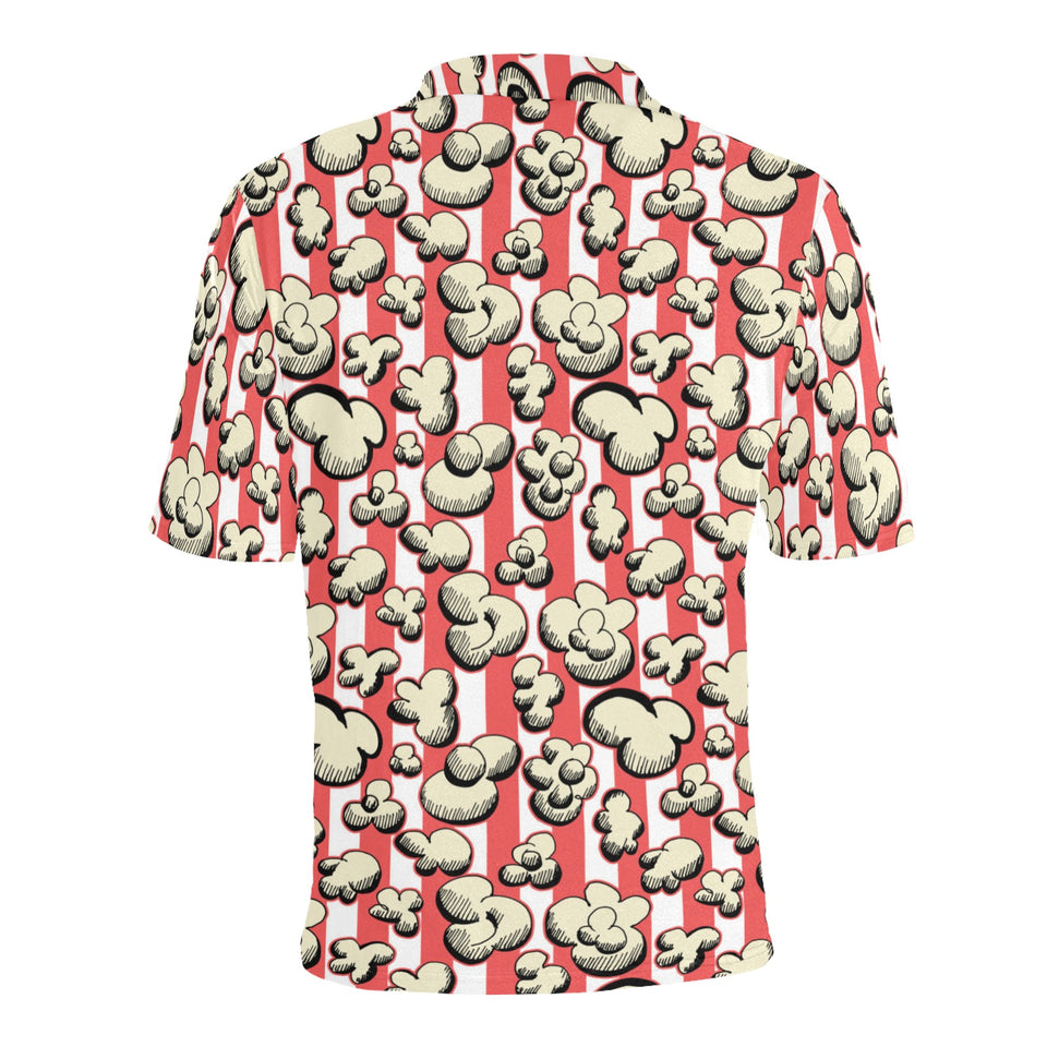 Popcorn Pattern Print Design 05 Men's All Over Print Polo Shirt