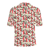 Popcorn Pattern Print Design 05 Men's All Over Print Polo Shirt
