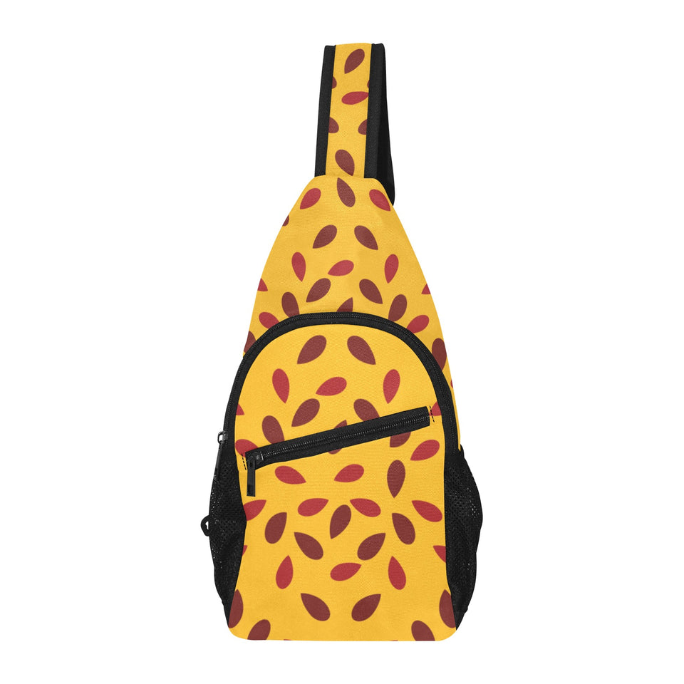 Passion fruit texture All Over Print Chest Bag