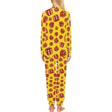 Dice Pattern Print Design 04 Women's All Over Print Pajama Set