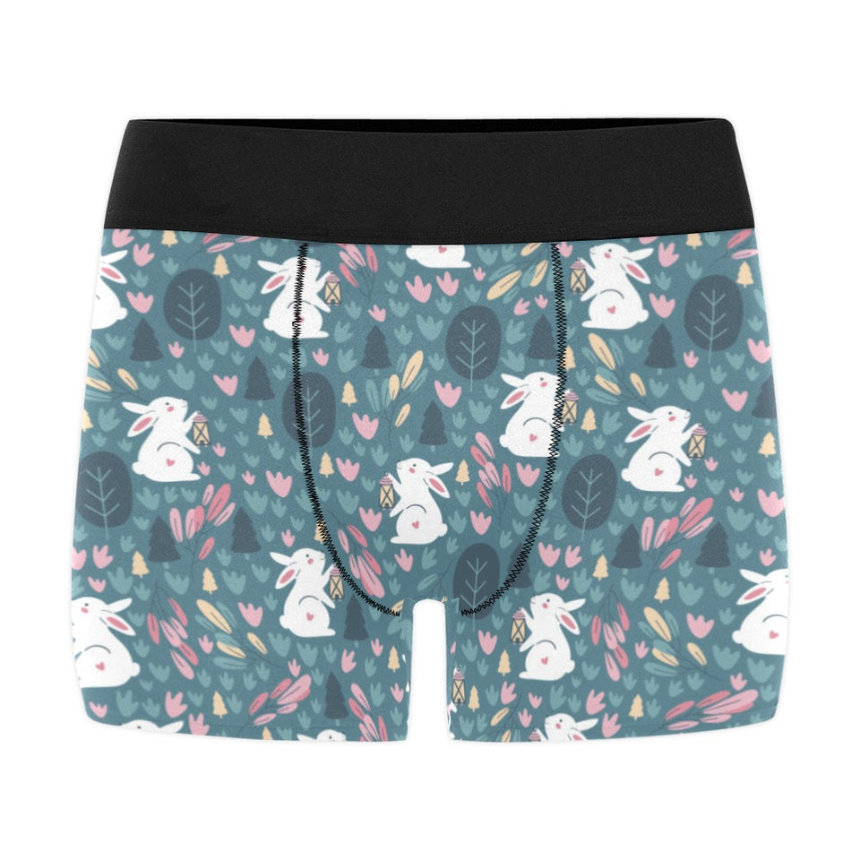 Cute rabbit pattern Men's All Over Print Boxer Briefs Men's Underwear