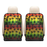Canabis Marijuana Weed Pattern Print Design 03 Car Seat Back Organizer
