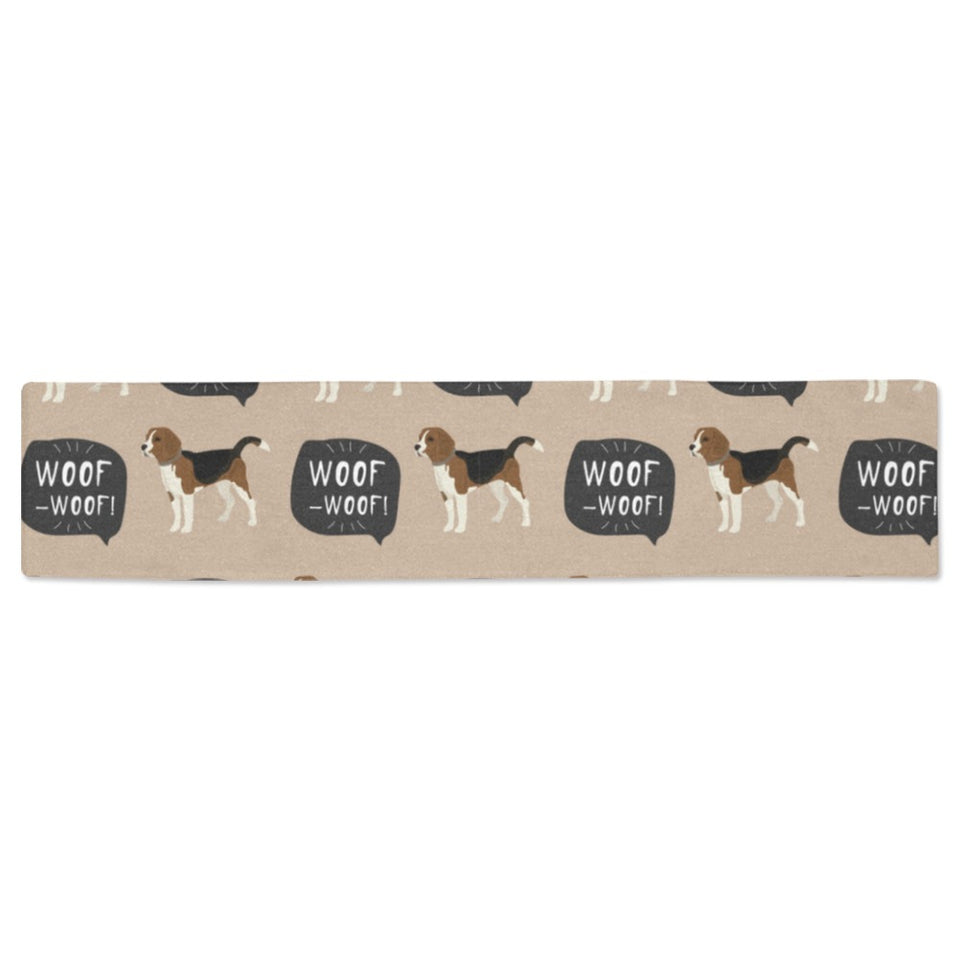 Beagle pattern Table Runner