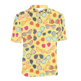 Sun Glasses Pattern Print Design 05 Men's All Over Print Polo Shirt