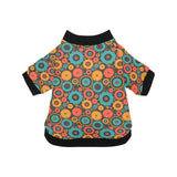 Gear Pattern Print Design 01 All Over Print Pet Dog Round Neck Fuzzy Shirt