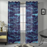 Shark pattern Gauze Curtain
