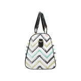 zigzag chevron paint pattern Travel Bag