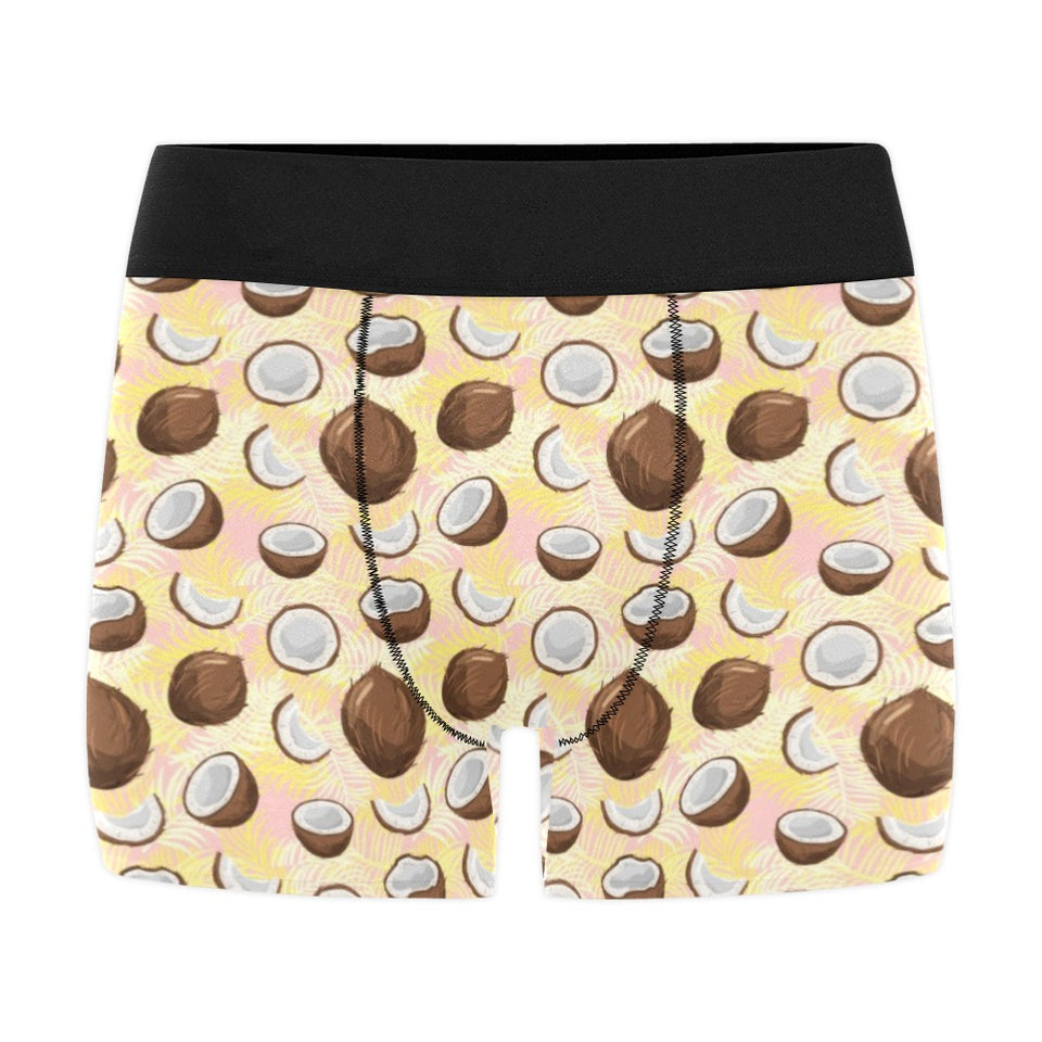 Coconut Pattern Print Design 05 Men's All Over Print Boxer Briefs Men's Underwear