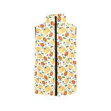 Pancake Pattern Print Design 02 Men's Padded Vest