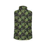 Green Peas Pattern Print Design 02 Men's Padded Vest