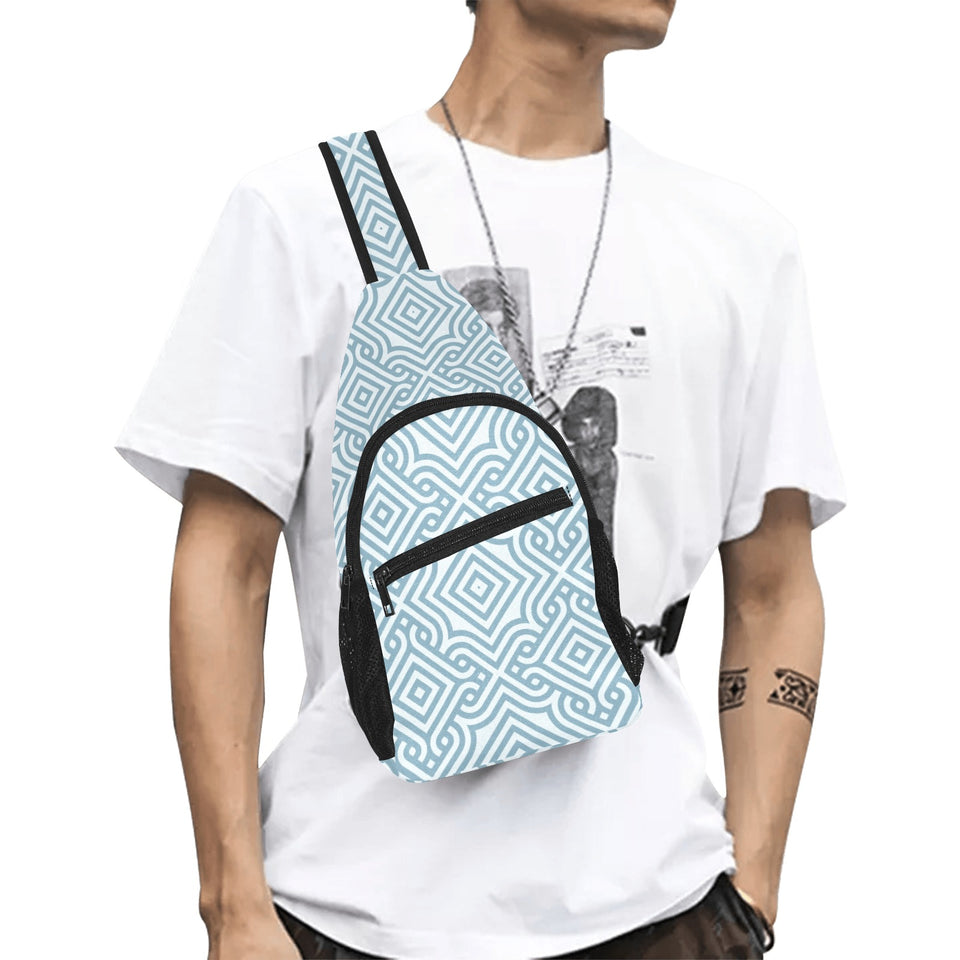 arabic pattern All Over Print Chest Bag