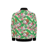Coconut Pattern Print Design 01 Kids' Boys' Girls' Bomber Jacket