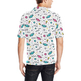 Candy design pattern Men's All Over Print Polo Shirt