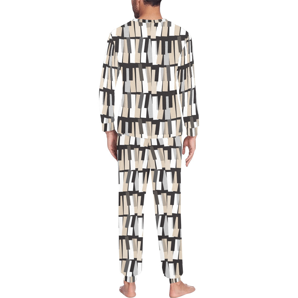 Piano Pattern Print Design 04 Men's All Over Print Pajama