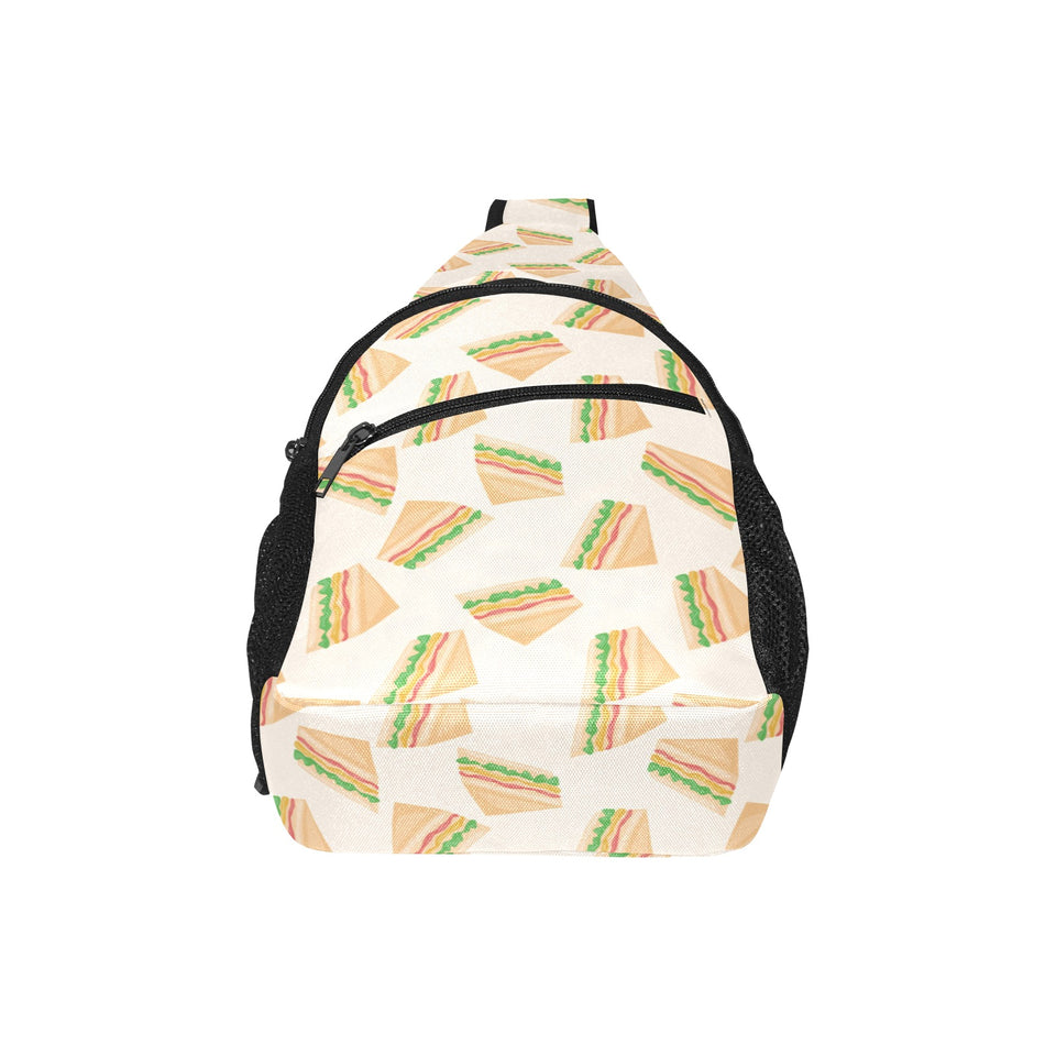 Sandwich Pattern Print Design 01 All Over Print Chest Bag