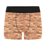 Brick Printed Pattern Print Design 04 Men's All Over Print Boxer Briefs Men's Underwear