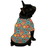 Gear Pattern Print Design 01 All Over Print Pet Dog Round Neck Fuzzy Shirt