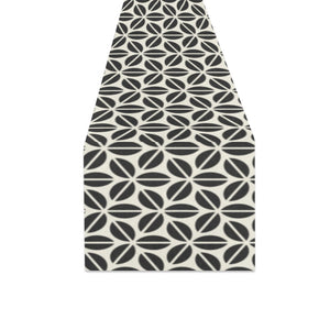 Coffee bean abstract modern pattern Table Runner