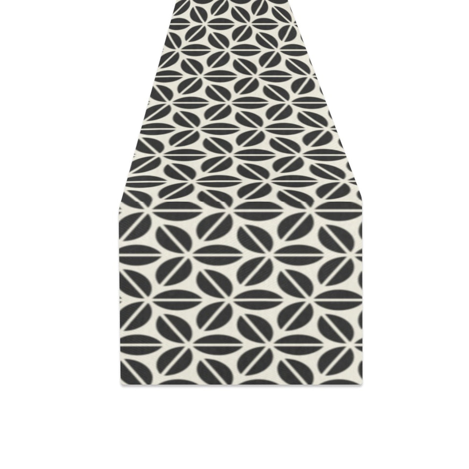 Coffee bean abstract modern pattern Table Runner