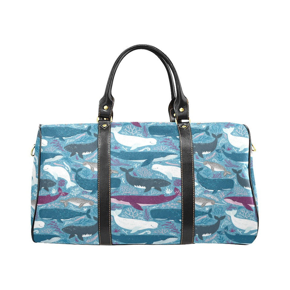 Whale design pattern Travel Bag