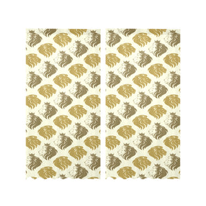 Lion Pattern Print Design 02 Gauze Curtain