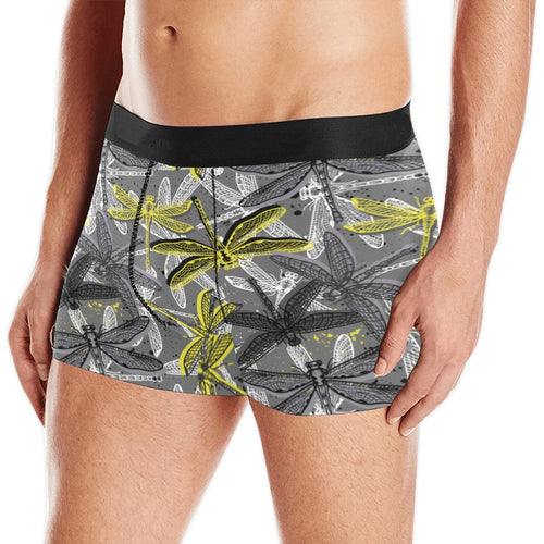 Hand drawn dragonfly pattern Men's All Over Print Boxer Briefs Men's Underwear