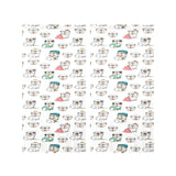 English Bulldog Pattern Print Design 03 Gauze Curtain