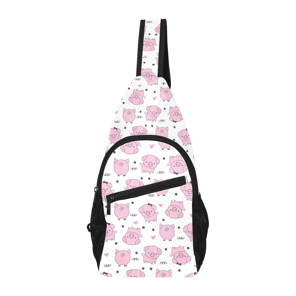 Pig Pattern Print Design 03 All Over Print Chest Bag