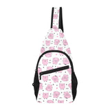 Pig Pattern Print Design 03 All Over Print Chest Bag