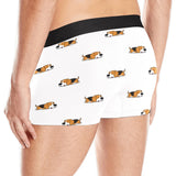 Cute beagle dog sleeping pattern Men's All Over Print Boxer Briefs Men's Underwear