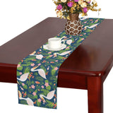 Pelican Pattern Print Design 05 Table Runner