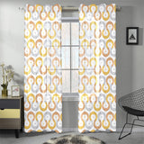 Horseshoes Pattern Print Design 03 Gauze Curtain