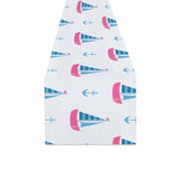 Sailboat anchor pattern Table Runner