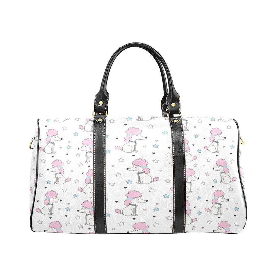 Cute poodle dog star pattern Travel Bag