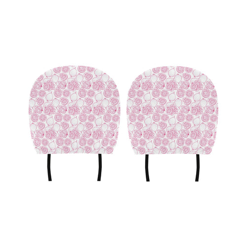 Sketch guava pattern Car Headrest Cover