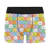 Chemistry Periodic Table Pattern Print Design 01 Men's All Over Print Boxer Briefs Men's Underwear