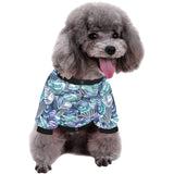 Shell design pattern All Over Print Pet Dog Round Neck Fuzzy Shirt