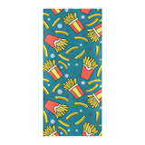 French fries red paper box pattern Beach Towel