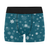 Snowflake pattern dark background Men's All Over Print Boxer Briefs Men's Underwear