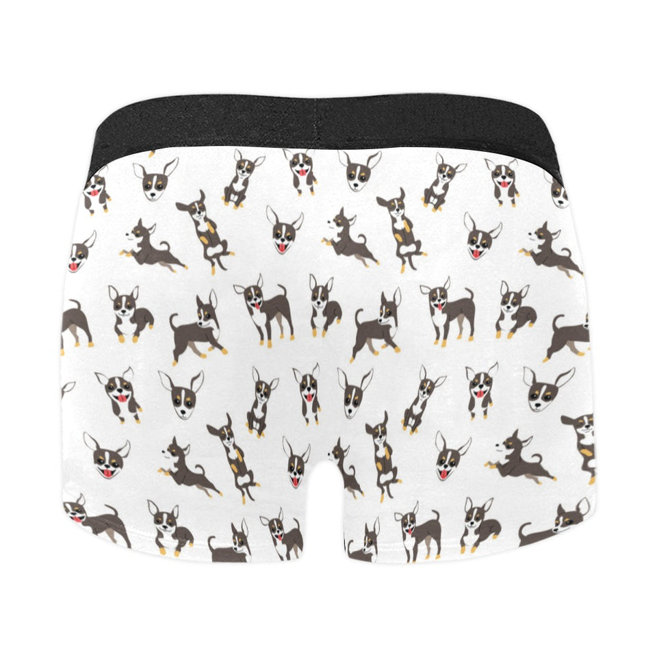Chihuahua dog pattern Men's All Over Print Boxer Briefs Men's Underwear