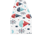 Cute color paper sailboat pattern Table Runner