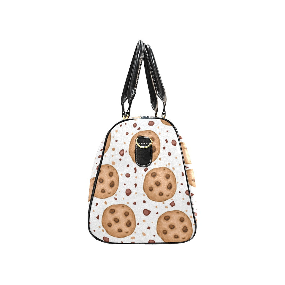 chocolate chip cookie pattern Travel Bag